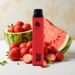 Aivono AIM BINGO 4000 Puffs Wegwerp Vape Aardbei Watermeloen - Compact 21×123mm, 1000mAh, 10 mL