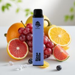 Aivono AIM BINGO 4000 Puffs Wegwerp Vape Druif IJs – Compact 21×123mm, 1000mAh, 10 mL