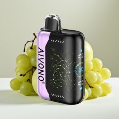 Aivono AIM BOOM 25000 Puffs 0%/2%/3%/5% Nicotine 28ml Groene Appel Druif Type-C Opladen