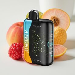 Aivono AIM BOOM 25000 Puffs Wegwerp Vape Framboos Perzik Lime 0%/2%/3%/5% Nicotine 28ml 650mAh Type-C