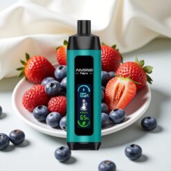 Aivono AIM FATPRO 22000 Puffs Wegwerp Vape Blauwe Bes met 28ml E-liquid, 0.6 ohm Mesh Coil en Dual Modes