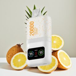 Aivono AIM MAGIC 20000 Puffs Wegwerp Vape Ananas Kokosnoot met Dual Mesh Coils, LCD-scherm en Type-C Opladen