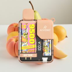 Aivono AIM-TANK 9500 Puffs 18ml 650mAh LCD Perzik Peer