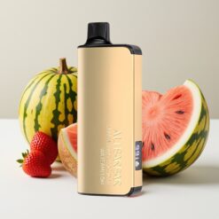 Alibarbar Ingot 9000 Puffs Wegwerp Vape Aardbei Kokosnoot Watermeloen – 22ml – 2350mAh – LED Display