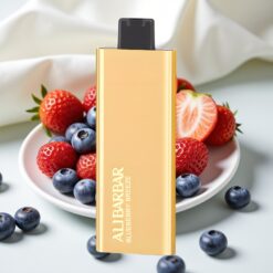 Alibarbar Pandora 7000 Puffs Wegwerp Vape Blauwe Bes Bries – 17 ml, 1.0 Ω, 18 Smaken