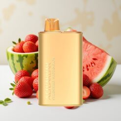Alibarbar Rich 8000 Puffs Wegwerp Vape Aardbei Watermeloen met 20ml Vloeistof en 2000 mAh Batterij