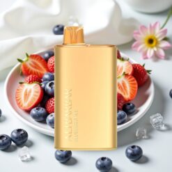 Alibarbar Rich 8000 Puffs Wegwerp Vape Blauwe Bes IJs – 20ml Vloeistof, 2000 mAh, 1.1 Ohm