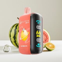 ELF BAR RAYA D3 25000 Puffs Wegwerp Vape Watermeloen IJs – 23ml, 5% Nicotine, 850mAh Oplaadbaar, Type-C