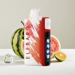 Elf Bar Ice King 40000 Puffs Herbruikbare Vape Watermeloen Ijs – 20ml Vloeistof, 5% Nicotine, Oplaadbare 850mAh Accu, Aanpasbare Koeling