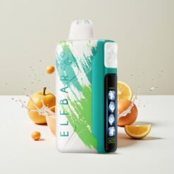 Elf Bar Ice King 40000 Puffs Wegwerp Vape met 20ml Vloeistof, 5% Nicotine, Oplaadbare 850mAh Accu, Ajusteerbare Koeling en Baja Splash Smaak