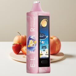 Elf Bar Planet 25000 Puffs Wegwerp Vape Aardbei Perzik+ met 50mg Nicotine en 18ml Vloeistof