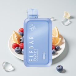 Elf Bar Raya D1 13000 Puffs Disposable Vape Blauwe Bes IJs