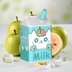 LAVIE Milk 7000 Puffs Wegwerp Vape Guava IJs – 16ML, 600mAh, Type C