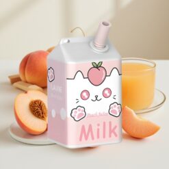 LAVIE Milk 7000 Puffs Wegwerp Vape Perzik Saptype C Oplaadbaar, 16ML, 5% Nicotine