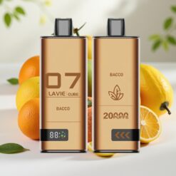 Lavie Cube 20000 Puffs Wegwerp Vape Bacco – 28ML Vloeistof, 5% Zout Nicotine, Type C Opladen