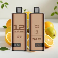 Lavie Cube 20000 Puffs Wegwerp Vape Citroen Cola – 28ML, 2%/5% Zout Nicotine, Type C Opladen