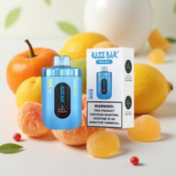 Razz Bar 50K Puffs Wegwerp Vape Harige Beer Met 50000 Puffs, 1.0 Ohm Mesh Coil, Type-C Oplaadbaar, 2% Nicotine