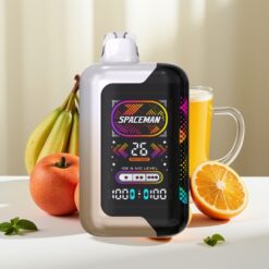 SMOK SPACEMAN SP40000 Zero Nicotine Disposable - 20ml 0% Nicotine Zout, 1000mAh Oplaadbare Wegwerp Vape met 2.28" Scherm, 4 Vermogensstanden & 4 IJsintensiteiten
