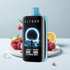 Elfbar Moonnight 40000 Puffs – 22ml Vloeistof, Type-C Opladen, Blauwe Framboos IJs