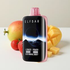 Elfbar Moonnight 40000 Puffs - Aardbei Mango, 22ml, Mesh Coil, Type-C Opladen
