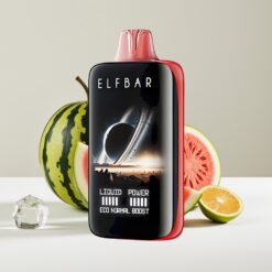 Elfbar Moonnight 40000 Puffs Watermeloen Ijs – 22ml E-Liquid, 1000mAh Oplaadbaar, Mesh Coil